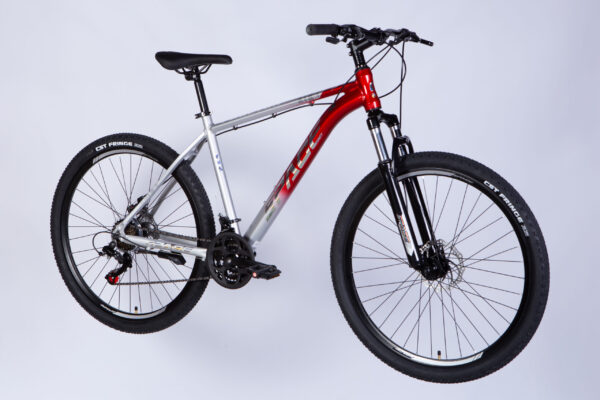 купити Велосипед AL 27.5" SPACE PHAETON DD FR рама-19" сріблясто-червоний 2025 велик космос Spacevelo