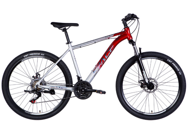 Space 27.5 " Велосипед гірський  AL 27.5" SPACE PHAETON DD FR рама-19" сріблясто-червоний 2025 купити Space Velo спейс Вело
