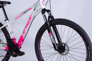 Велосипед AL 29" SPACE MERCURY DD FR рама-16" біло-рожевий 2025 Space Velo спейс Вело