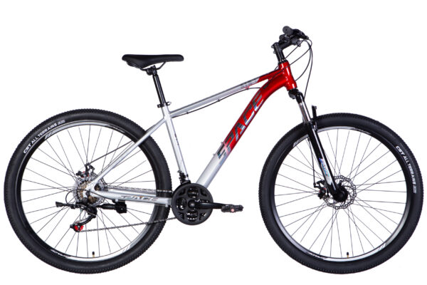 Space 29 " Велосипед гірський  AL 29" SPACE PHAETON DD FR рама-18" сріблясто-червоний 2025 купити Space Velo спейс Вело
